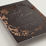 "Bliss" - Wedding Invitations in Cocoa by Leah Bisch - Detail