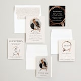 "Locket" - Wedding Invitations in Pearl by Erin L. Wilson - Invitation Suite