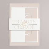 "Lovely Day" - Wedding Invitations in Rose Quartz by Leah Bisch - Assembled