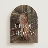 "Overlay" - Wedding Invitations in Silk by Kelly Schmidt - Front