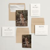 "Overlay" - Wedding Invitations in Silk by Kelly Schmidt - Invitation Suite