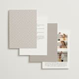 "HONOR" - Wedding Invitations in Ivory by Melanie Kosuge - Back of Card Options