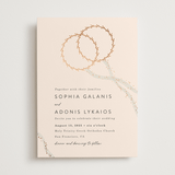"Stefana" - Wedding Invitations in Linen by Maria Hilas-Louie - Front
