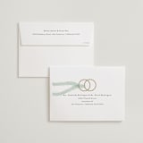 "Stefana" - Wedding Invitations in Linen by Maria Hilas-Louie - FREE Recipient Addressing