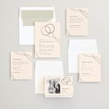"Stefana" - Wedding Invitations in Linen by Maria Hilas-Louie - Invitation Suite