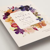 "Bouquet" - Wedding Invitations in Cream by Lori Wemple - Detail