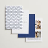 "Pomegranate Floral Frame" - Wedding Invitations in Royal by Nam Bourassa - Back of Card Options