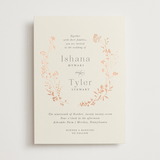 "Queen Anne's Lace" - Wedding Invitations in Creme Brulee by Jennifer Wick - Front