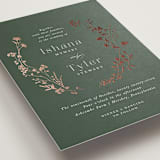 "Queen Anne's Lace" - Wedding Invitations in Garden by Jennifer Wick - Detail