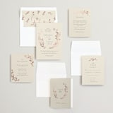 "Queen Anne's Lace" - Wedding Invitations in Creme Brulee by Jennifer Wick - Invitation Suite