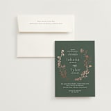 "Queen Anne's Lace" - Wedding Invitations in Garden by Jennifer Wick - Invitation with Envelope