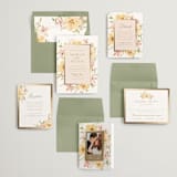 "Jardin" - Wedding Invitations in Carnation by Everett Paper Goods - Invitation Suite