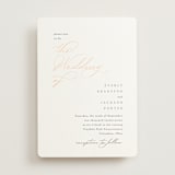 "Eternal" - Wedding Invitations in Snow by Kaydi Bishop - Front