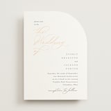 "Eternal" - Wedding Invitations in Snow by Kaydi Bishop - Front