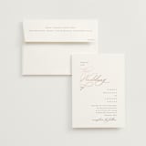 "Eternal" - Wedding Invitations in Snow by Kaydi Bishop - Invitation with Envelope
