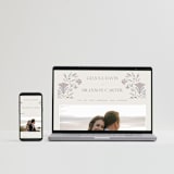 "Deco Nouveau" - Wedding Invitations in Vanilla by Lori Wemple - FREE Wedding Website