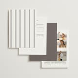"Classic Elegance" - Wedding Invitations in Pearl by Nicole Walsh - Back of Card Options