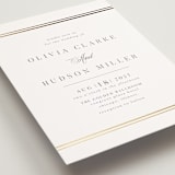 "Classic Elegance" - Wedding Invitations in Pearl by Nicole Walsh - Detail