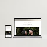 "Classic Elegance" - Wedding Invitations in Pearl by Nicole Walsh - FREE Wedding Website