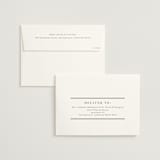 "Classic Elegance" - Wedding Invitations in Pearl by Nicole Walsh - FREE Recipient Addressing
