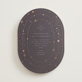 "North" - Wedding Invitations in Twilight by Baumbirdy - Front