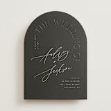 "The Arc" - Wedding Invitations in Truffle by Vera Lim - Front