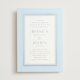 "Soleil" - Wedding Invitations in Sky by Kristie Kern - Front