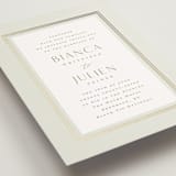 "Soleil" - Wedding Invitations in Leaf by Kristie Kern - Detail