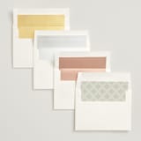 "Soleil" - Wedding Invitations in Leaf by Kristie Kern - Envelope Liner Options