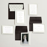 "Soleil" - Wedding Invitations in Leaf by Kristie Kern - Invitation Suite