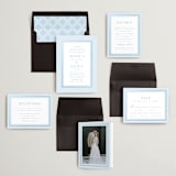 "Soleil" - Wedding Invitations in Sky by Kristie Kern - Invitation Suite