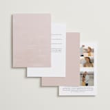 "Mountain" - Wedding Invitations in Latte by Lori Wemple - Back of Card Options