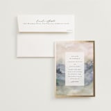 "Mountain" - Wedding Invitations in Latte by Lori Wemple - Invitation with Envelope