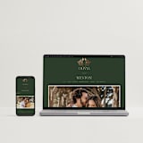 "Autumnal Arch" - Wedding Invitations in Leaf by Erin German - FREE Wedding Website