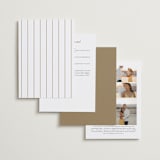 "Ampersand glam" - Wedding Invitations in Powder by Creo Study - Back of Card Options