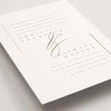 "Ampersand glam" - Wedding Invitations in Powder by Creo Study - Detail