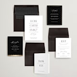"Inventive" - Wedding Invitations in Pepper by Olivia Raufman - Invitation Suite