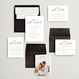 "Colorado" - Wedding Invitations in Earth by Mansi Verma - Invitation Suite