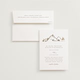 "Colorado" - Wedding Invitations in Earth by Mansi Verma - Invitation with Envelope
