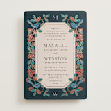 "Wedding birds" - Wedding Invitations in Onyx by Ana de Sousa - Front
