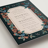 "Wedding birds" - Wedding Invitations in Onyx by Ana de Sousa - Detail