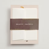 "Autumn Leafs" - Wedding Invitations in Autumn by Itsy Belle Studio - Assembled with Belly Band