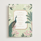 "Royal Wedding" - Wedding Invitations in Pista by Teju Reval - Front