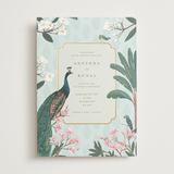 "Royal Wedding" - Wedding Invitations in Mint by Teju Reval - Front