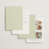 "Royal Wedding" - Wedding Invitations in Pista by Teju Reval - Back of Card Options