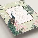 "Royal Wedding" - Wedding Invitations in Pista by Teju Reval - Detail