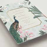 "Royal Wedding" - Wedding Invitations in Mint by Teju Reval - Detail