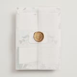 "Royal Wedding" - Wedding Invitations in Mint by Teju Reval - Assembled with Vellum Wrap and Wax Seal