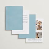 "Shraddha" - Wedding Invitations in Celestial by Deynaaz Daraei - Back of Card Options
