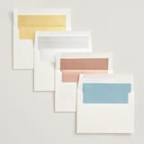 "Shraddha" - Wedding Invitations in Celestial by Deynaaz Daraei - Envelope Liner Options